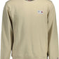 Beige Cotton Men Sweater