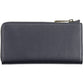 Blue Polyurethane Women Wallet
