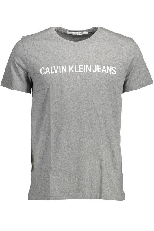 Gray Organic Cotton Men T-Shirt