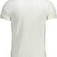 White Cotton Men Polo Shirt