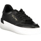 Black Polyester Women Sneaker