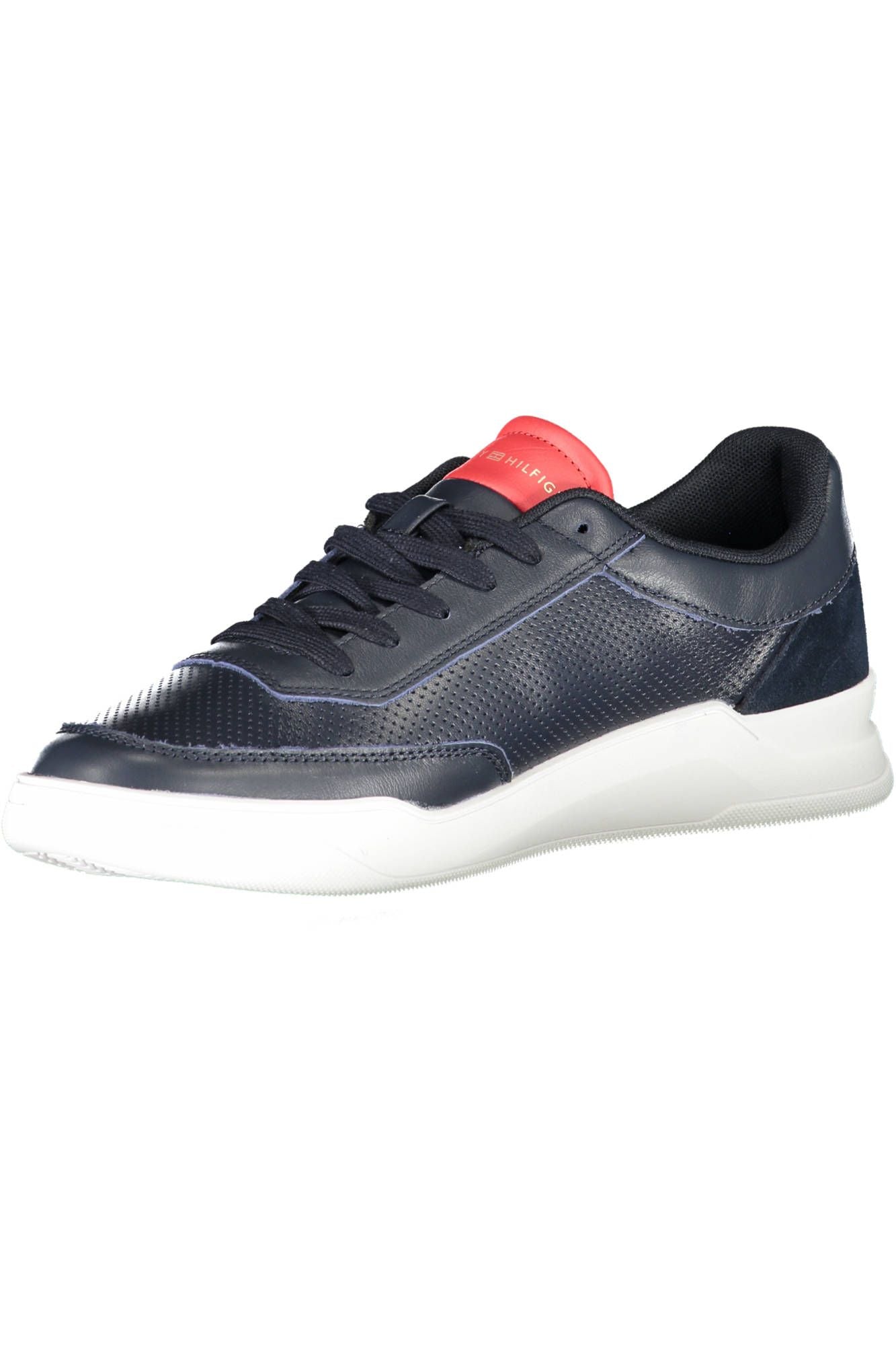 Blue Recycled Polyester Men Sneaker