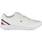 White Polyester Men Sneaker