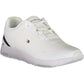 White Polyester Men Sneaker