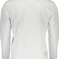 White Cotton Men Polo Shirt