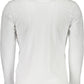 White Cotton Men Polo Shirt