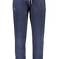 Blue Cotton Men Pant