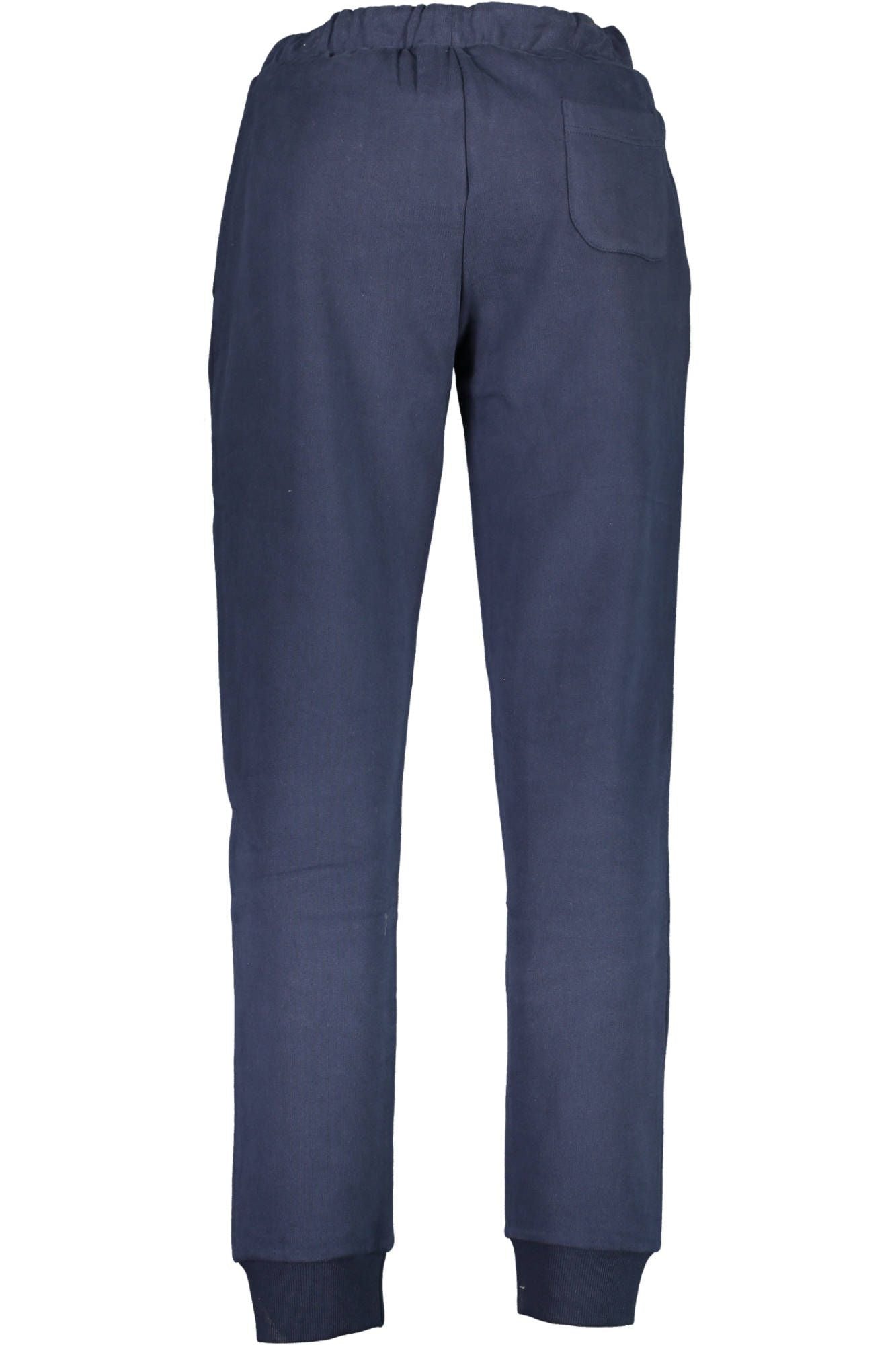 Blue Cotton Men Pant