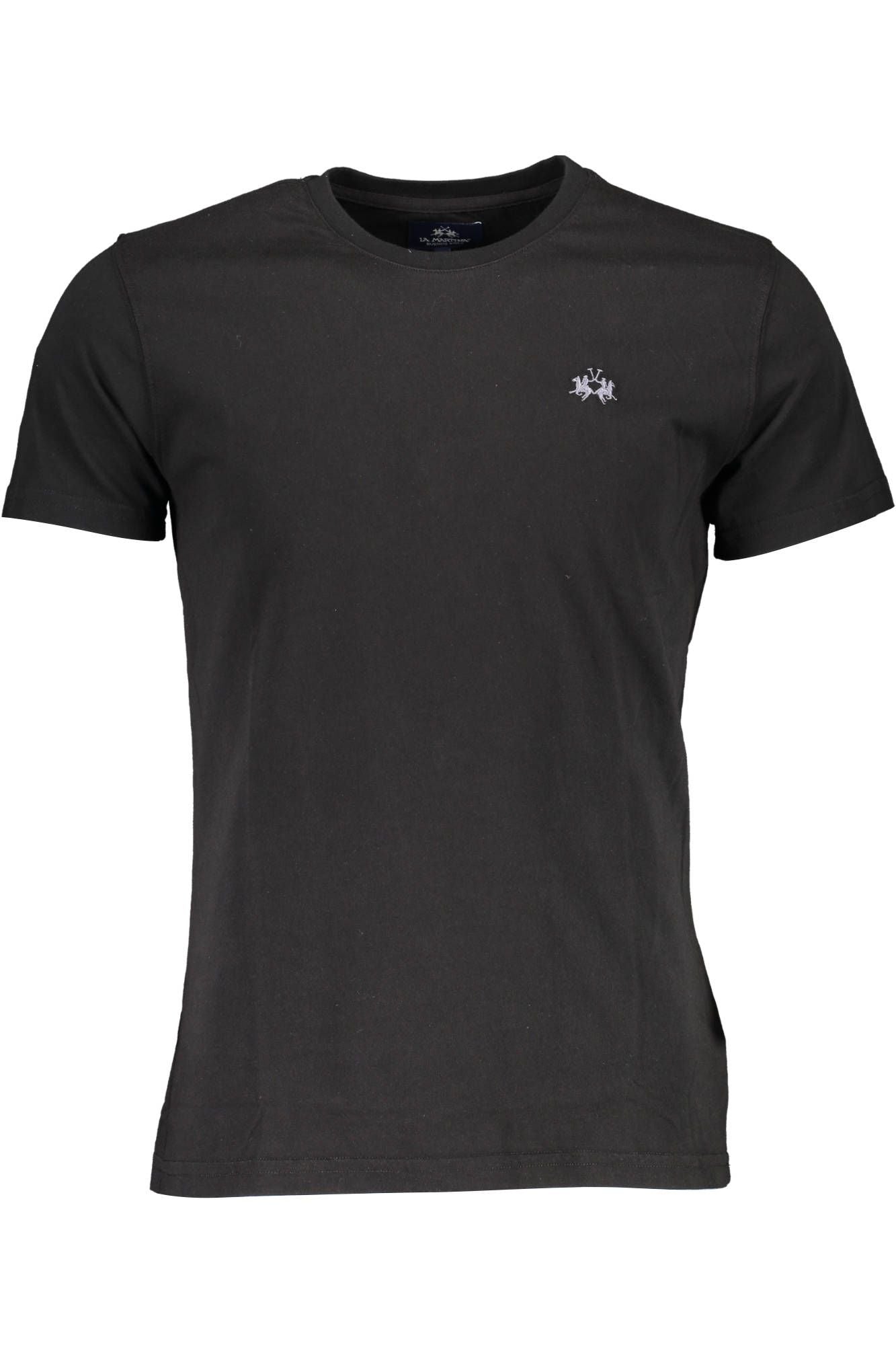 Black Cotton Men TShirt