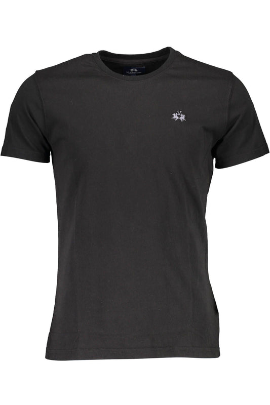 Black Cotton Men TShirt