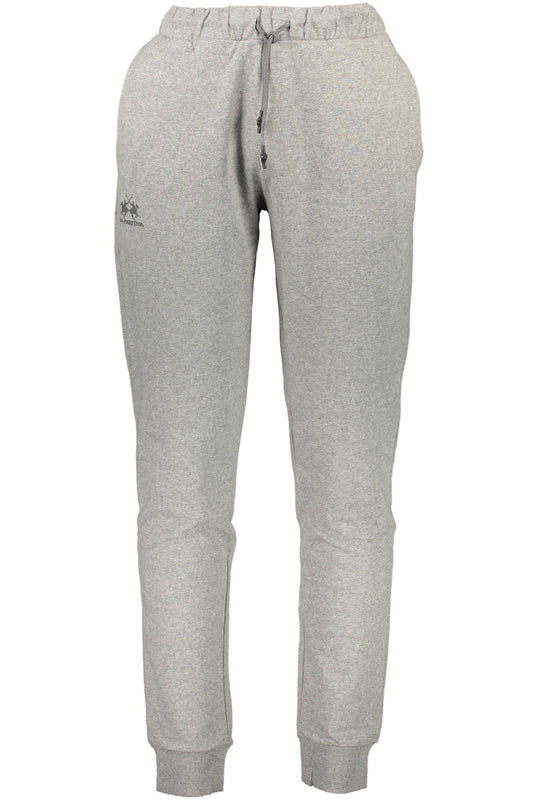Gray Cotton Men Pant