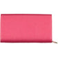 Red Polyurethane Women Wallet