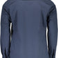 Blue Cotton Men Shirt