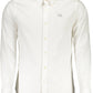 White Cotton Men Shirt