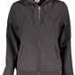 Black Cotton Women Sweater Hoodie