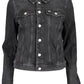 Black Cotton Women Jacket