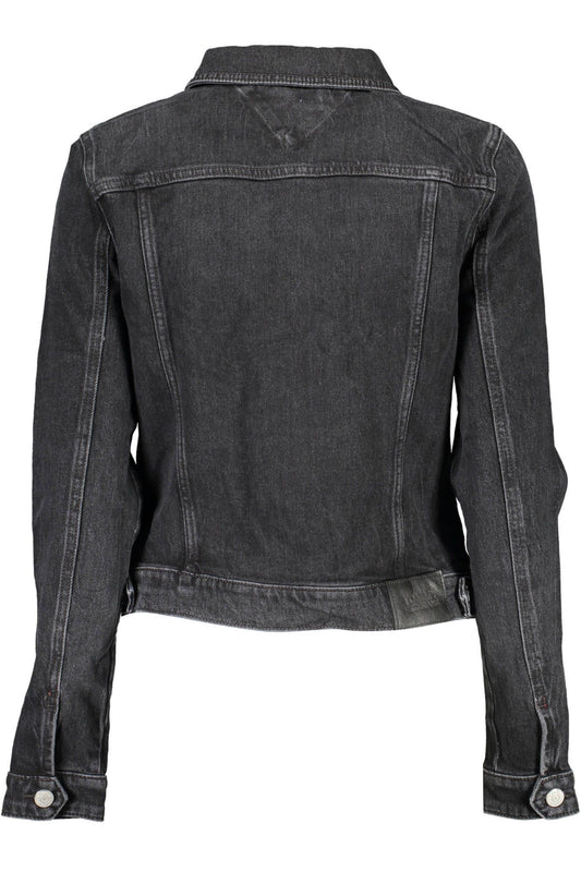 Black Cotton Women Jacket