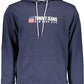 Blue Cotton Men Sweater