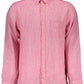 Pink Linen Men Shirt