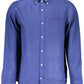 Blue Linen Men Shirt