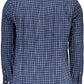 Blue Cotton Men Shirt
