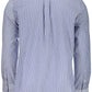 Blue Cotton Men Shirt