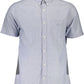 Blue Organic Cotton Men Shirt