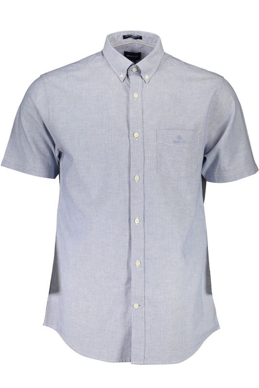 Blue Organic Cotton Men Shirt