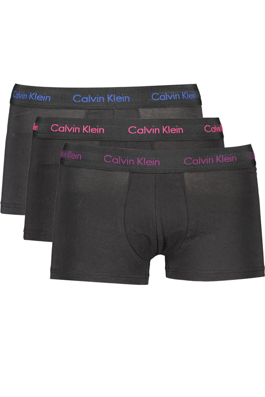 Black Cotton Men Boxer