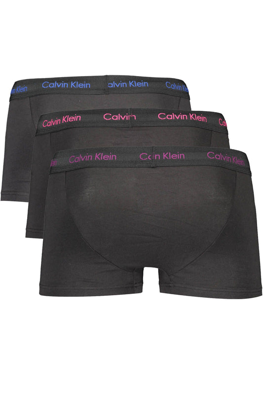 Black Cotton Men Boxer