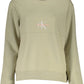 Green Cotton Women Sweater