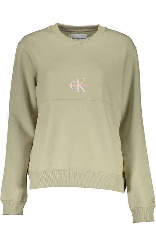 Green Cotton Women Sweater