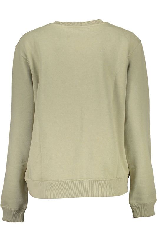 Green Cotton Women Sweater