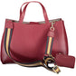 Red Polyester Women Handbag