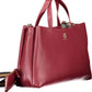 Red Polyester Women Handbag