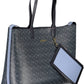 Blue Polyethylene Women Handbag