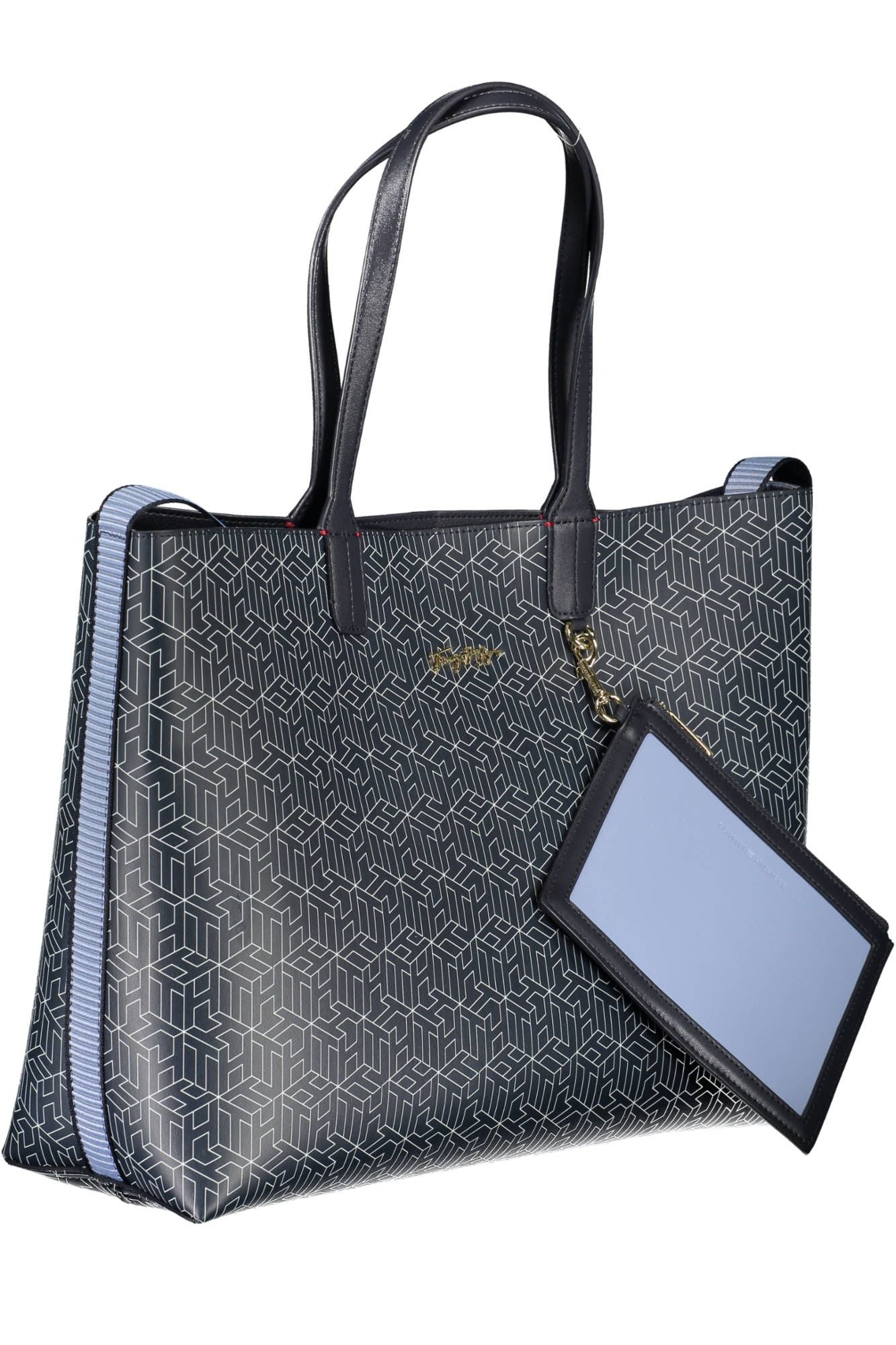 Blue Polyethylene Women Handbag