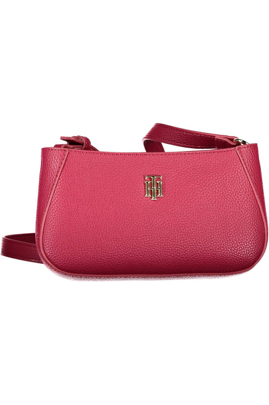 Pink Polyethylene Women Handbag