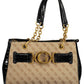 Black Polyethylene Women Handbag