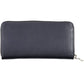 Blue Polyurethane Women Wallet