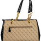 Black Polyethylene Women Handbag