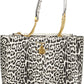 Black Polyurethane Women Handbag