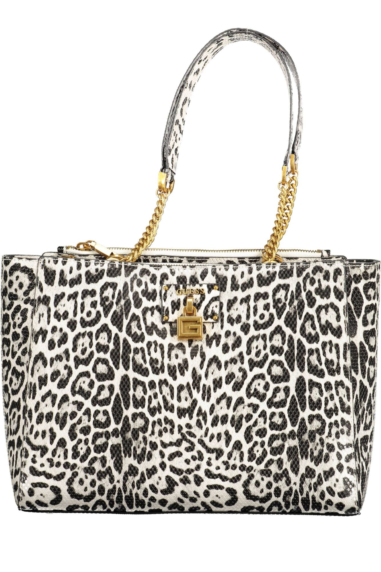 Black Polyurethane Women Handbag