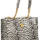 Black Polyurethane Women Handbag