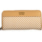 Brown Polyurethane Women Wallet