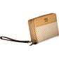 Brown Polyurethane Women Wallet