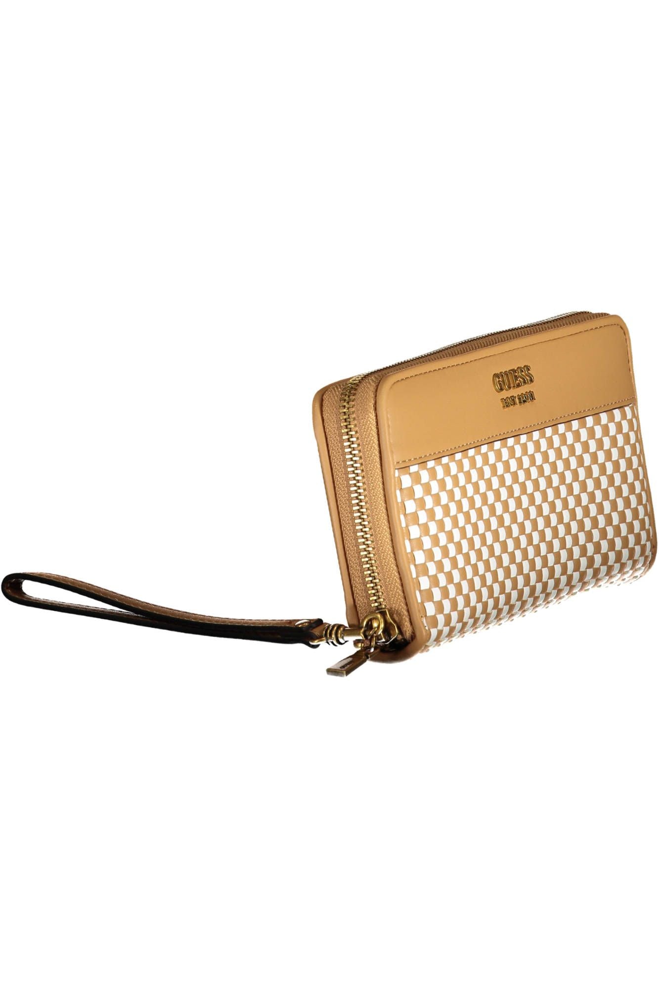 Brown Polyurethane Women Wallet