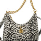 Black Polyurethane Women Handbag