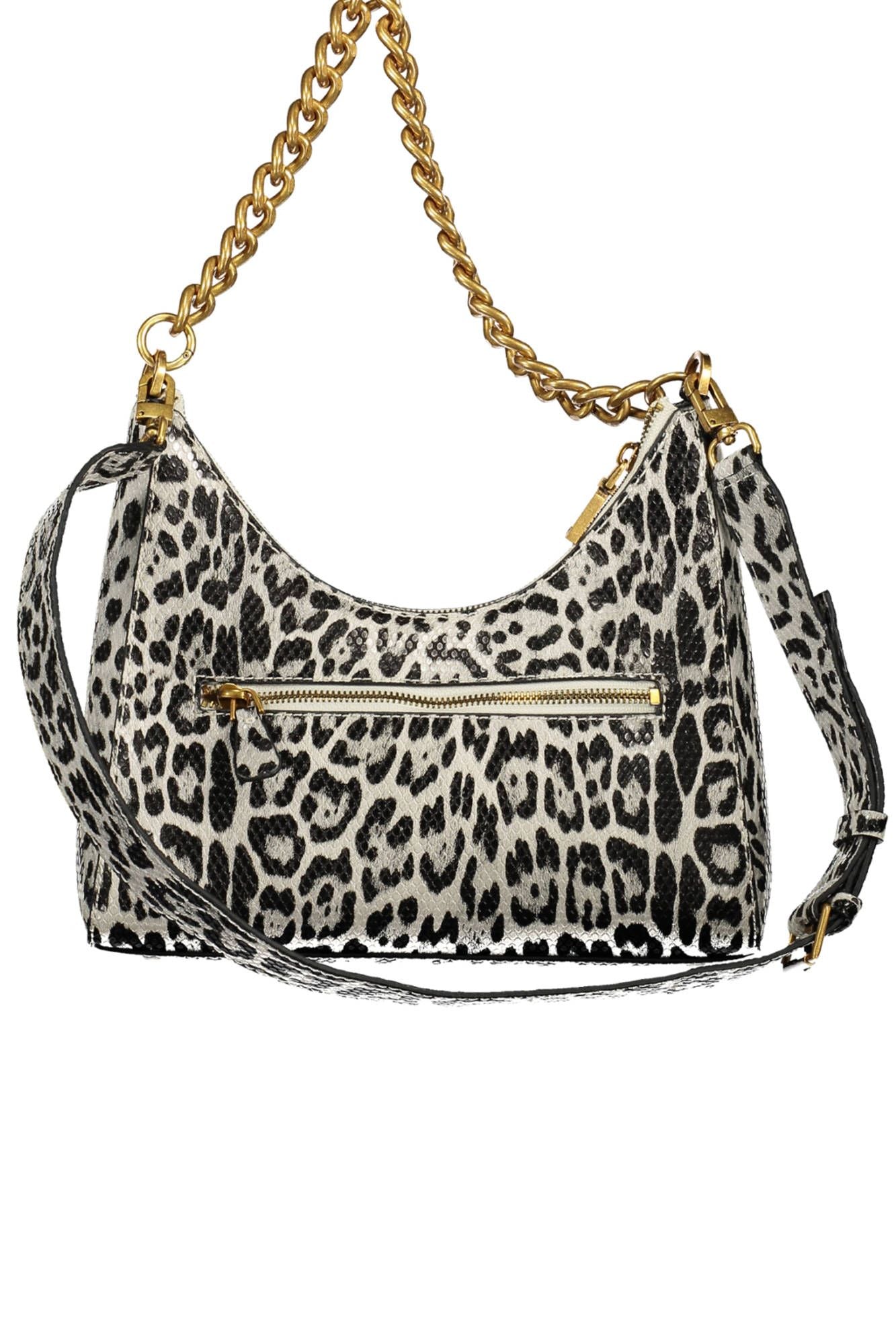 Black Polyurethane Women Handbag