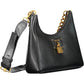 Black Polyethylene Women Handbag